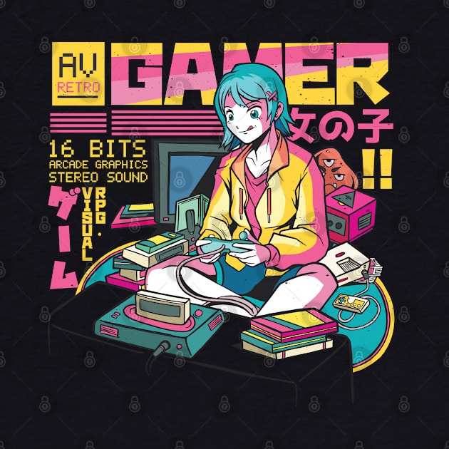 Anime Gamer by Safdesignx